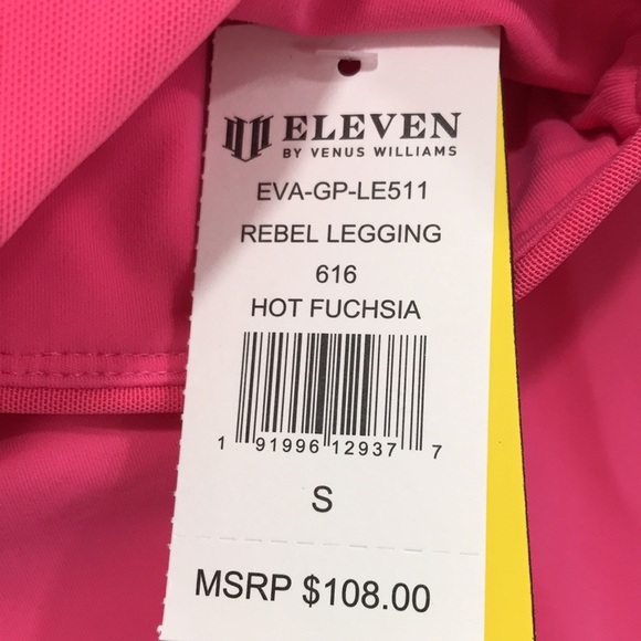 Eleven by Venus Williams  Rebel Leggings and Midi Tank Pink Size S New - Picture 6 of 13